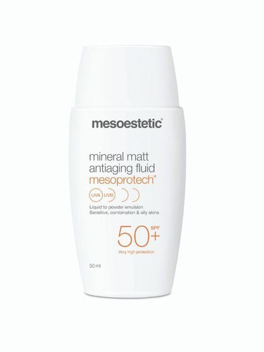 Mesoestetic Mesoprotech Mineral Matt Antiaging Fluid 50+