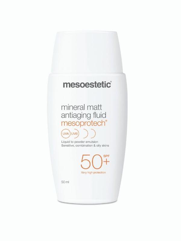 Mesoestetic Mesoprotech Mineral Matt Antiaging Fluid 50+